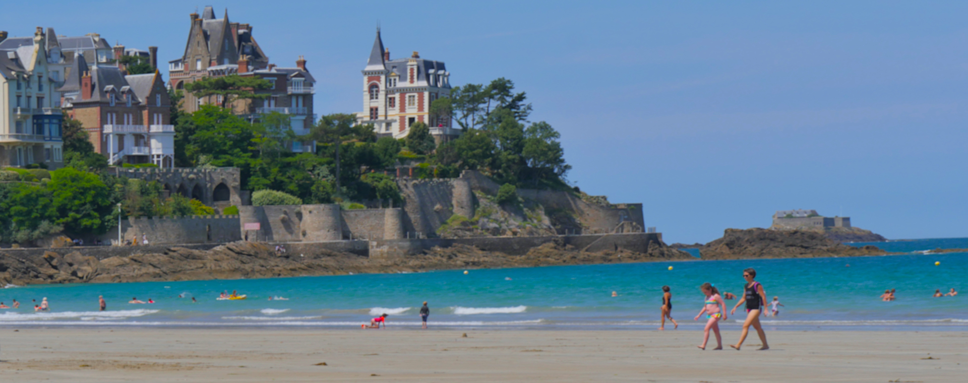 Badeort Dinard, Bretagne